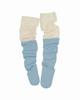FAZED Lace Layered Over-The-Knee Socks_Sky Blue
