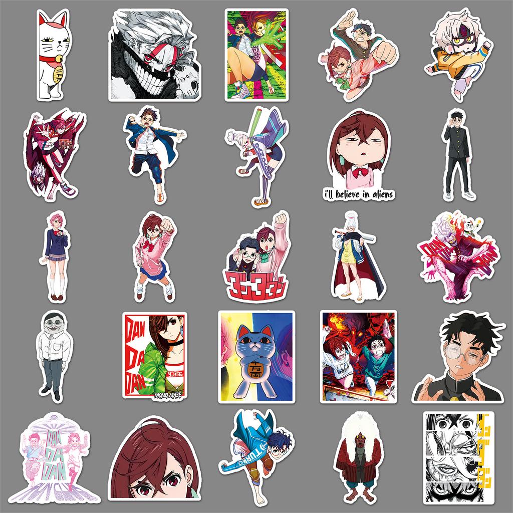 50 Bold Party Graffiti Stickers Personalized Cartoon Japanese Comics Decoration Mobile Phone Case Computer Notebook Stickers