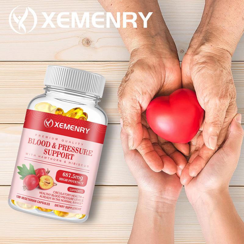 XEMENRY Hawthorn, Roselle, Garlic Extracts - Circulatory Health