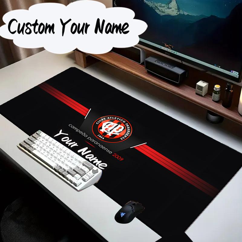 Custom Name Mouse Pad Atletico Paranaense Crest Mouse Pad Desk Mat, Non-Slip Rubber Backer Pad For Computer Notebook Gaming Mouse Pad Birthday Gift