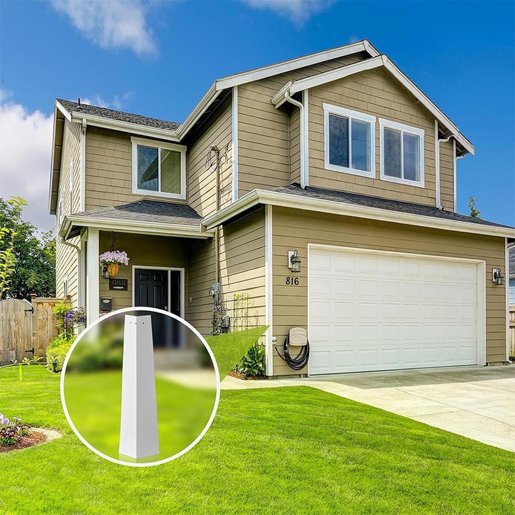 Aluminum Siding Corner Cap , DIY Exterior Wall Panel Corner Protector for House Siding