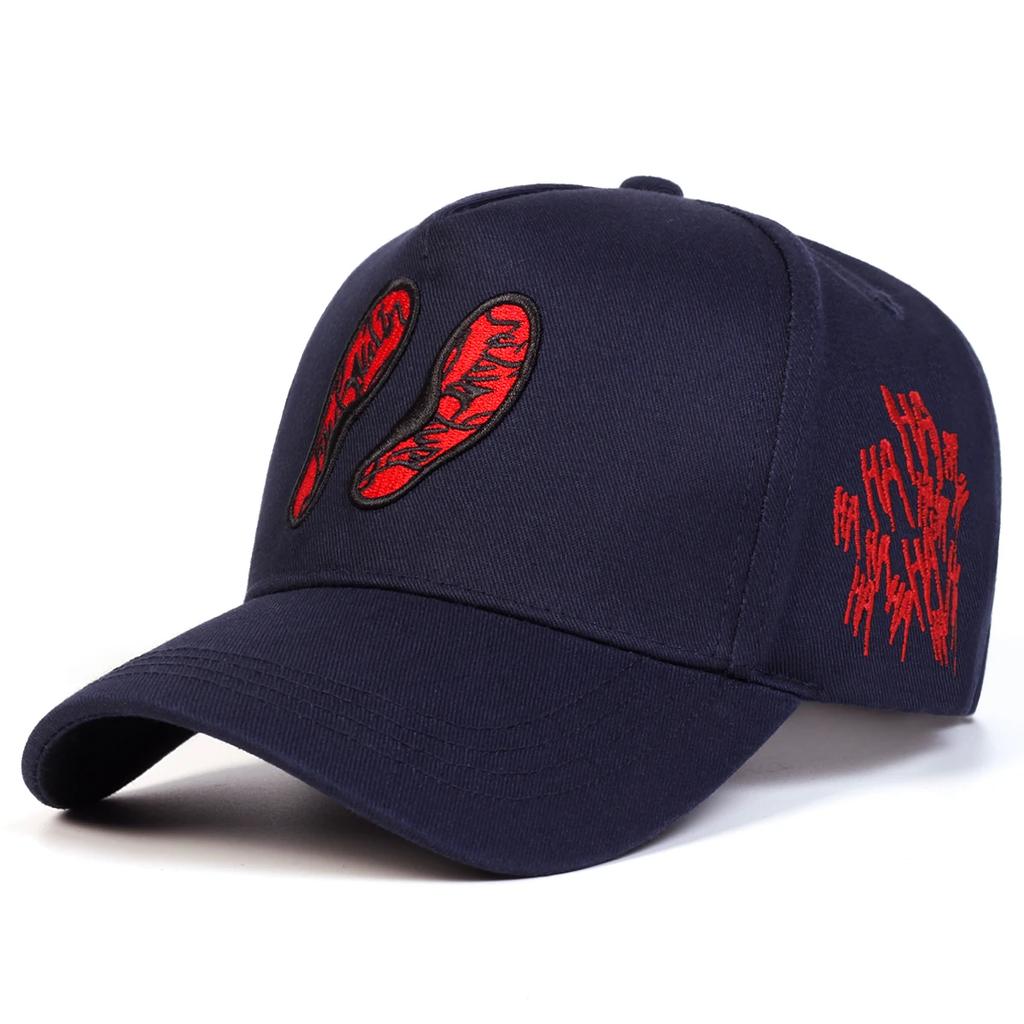 Baseball Stitching Embroidered Footprint Neutral Gender Women Men For Caps Spring Autumn Outdoor Adjustable Casual Hats Sunscreen Hat Sports Cap