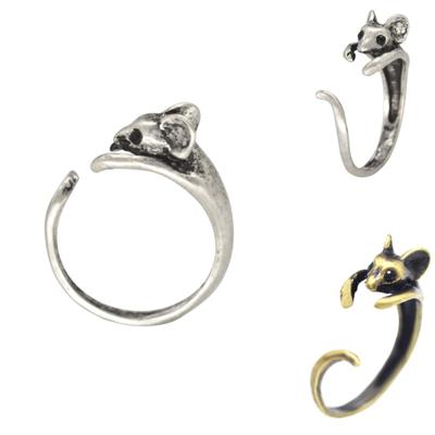 Moderinge Offene Ringe Verstellbare Tierringe