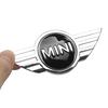 Buy 1pcs Metal 115*50mm Car Front Bonnet Emblem Sticker For Mini Cooper ...