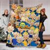 Inazuma Eleven printed throw blanket—soft,warm;versatile blanket for all seasons—perfect as &air-conditioning throw,nap blanket