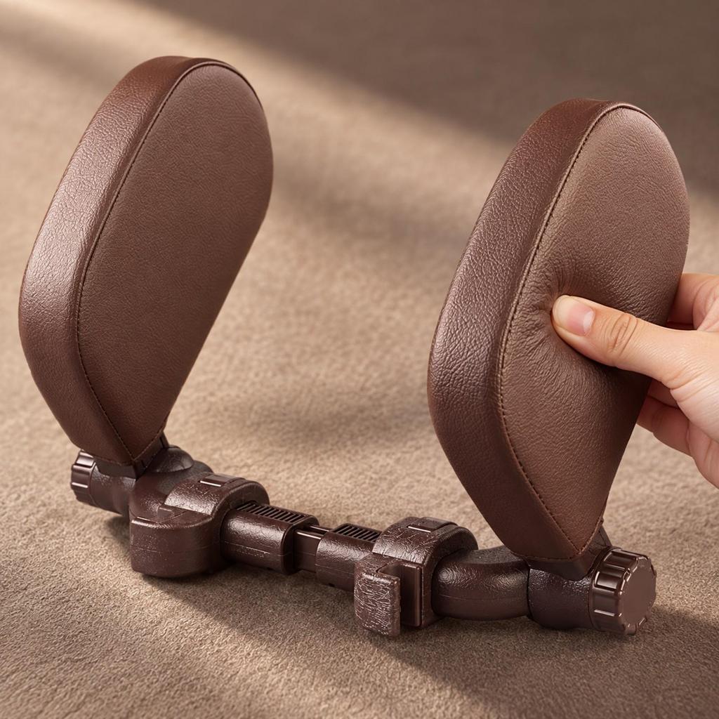 Neck Support Pillow Padded Headrest with Adjustable Bar Easy to Install for