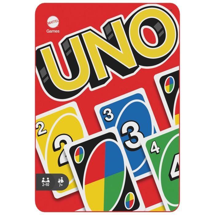Jeu De Cartes - MATTEL - UNO - Boîte Métallique - 2 À 10 Joueurs - 100% Recyclable
