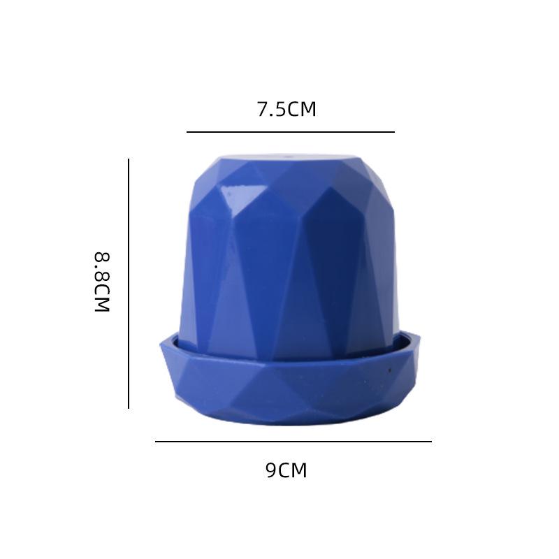 

Пластиковый стаканчик для игральных костей «Мать и дитя» с ромбовидной текстурой для баров и караоке-развлечений королевский синий