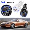 1PCS QC5.0 PD 30W Universal Fast Charging Car Adapter USB Car Charger Socket Cigarette Lighter 60W Dual Fast Charging For Phone