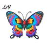 Colorful Iron Wall Sculptures Metal Butterfly Decorations Art Sculpture Hanging Decor Decor Indoor Outdoor for Living Room Bedroom Garden