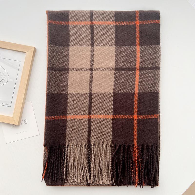 Imitation Cashmere Autumn and Winter Korean Thermal Scarf Student Atmosphere Versatile Shawl New Women's Ins Style Scarf