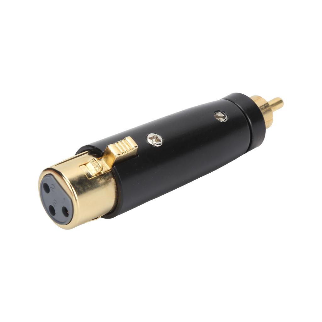 LZ1171G RCA Male to XLR Female Adapter Gold Plated Audio Connector for Mixer Microphone
