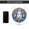 Acrylic Puzzle Sun Catcher Window Ornament 2D Design Three Layers Single Layer 2mm Thickness Circular Shape Hanging Decoration