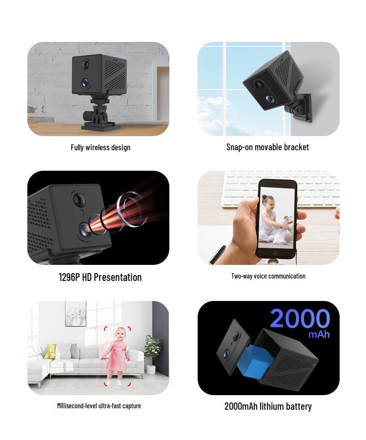 Okam300 Indoor 4G HD Remote Security Camera with Battery