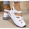 Women's Shoes 2025 Hot Sale Closed Toe Women's Sandals Rome Casual Sandals Women Hollow Platform Wedges Plus Size Shoes Female