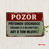 Putuo Decor pc German Vintage Metal Tin Sign In This Office We Laugh Together Wall Art Decor for Home Office Studio Gif