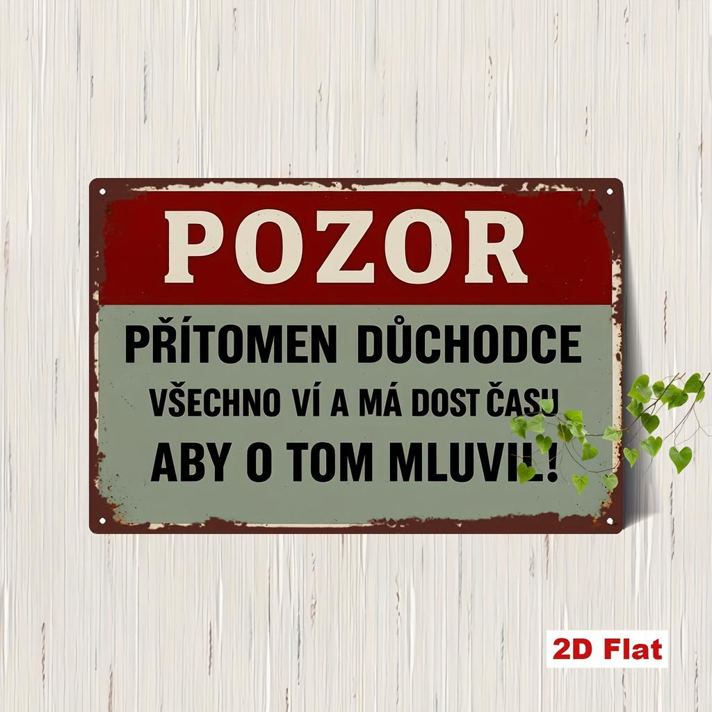 Putuo Decor pc German Vintage Metal Tin Sign In This Office We Laugh Together Wall Art Decor for Home Office Studio Gif