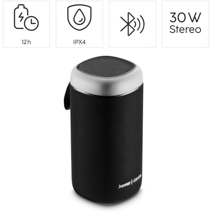 Bluetooth-Lautsprecher Glow Pro 30 W wasserdicht IPX4 LED-Lichteffekte