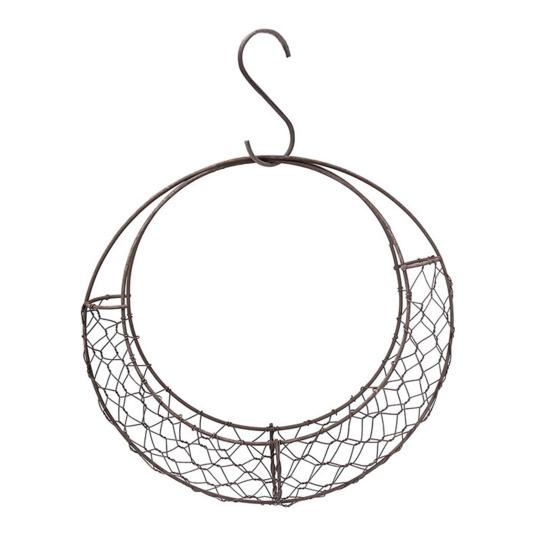 Casa de Nidificação para Pássaros Porta Material Ninhos de Pássaros Estrela Beija-flor Nidificador Metal Ninho de Pássaro Coração com Gancho para Pássaros Selvagens Quintal Exterior