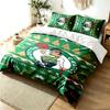 Boston Celtics 3pc Duvet Cover Set Simple Modern Bedding Set Wrinkle Resistant Soft Fabric All Season Use a Perfect Gift