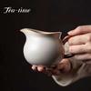 Famous Ru Kiln Ceramics Justice Cup Handmade Tea Maker Divide Tea Cups Can Gracked Glaze Can Improve Household Kung Fu Teaware