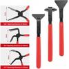 Metal Bending Pliers, Hand Seamers with Straight Jaw 45°& 90°& 180°, Sheet Metal Tools for Bending Flattening,