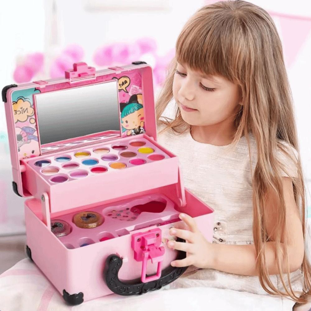 Portable Children's Makeup Toys Eye Shadow Children Cosmetic Beauty Set  Makeup Tool