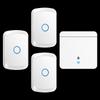 Smart Wireless Doorbell with Remote Control & Ultra-Long Range, One-to-Three Button Large Panel