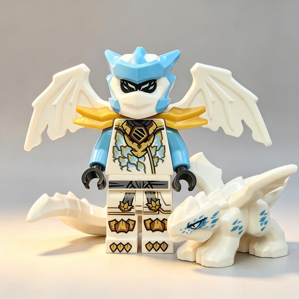 Ninja Bouwstenen Figuren met Vleugels, Mini Actiefiguur Blokken Set, Educatief Speelgoed voor Jongens