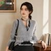 FIRS Women's 70% Merino Wool 30% Cashmere V-Neck Sweater