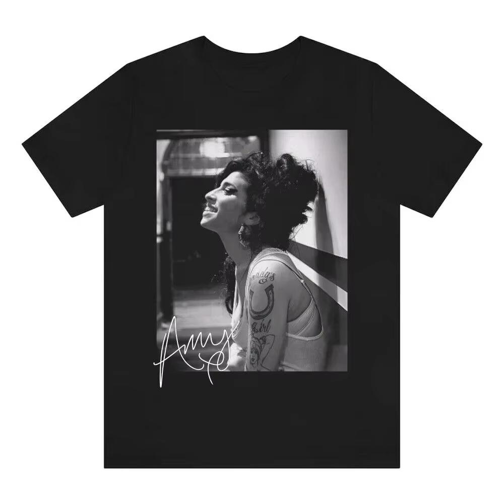 

New2026 Amy Winehouse Legardary TShirt Print Tees Unisex Women Cotton Short Sleeve T Shirt Hip Hop Tops Streetwear Clothing Summer S