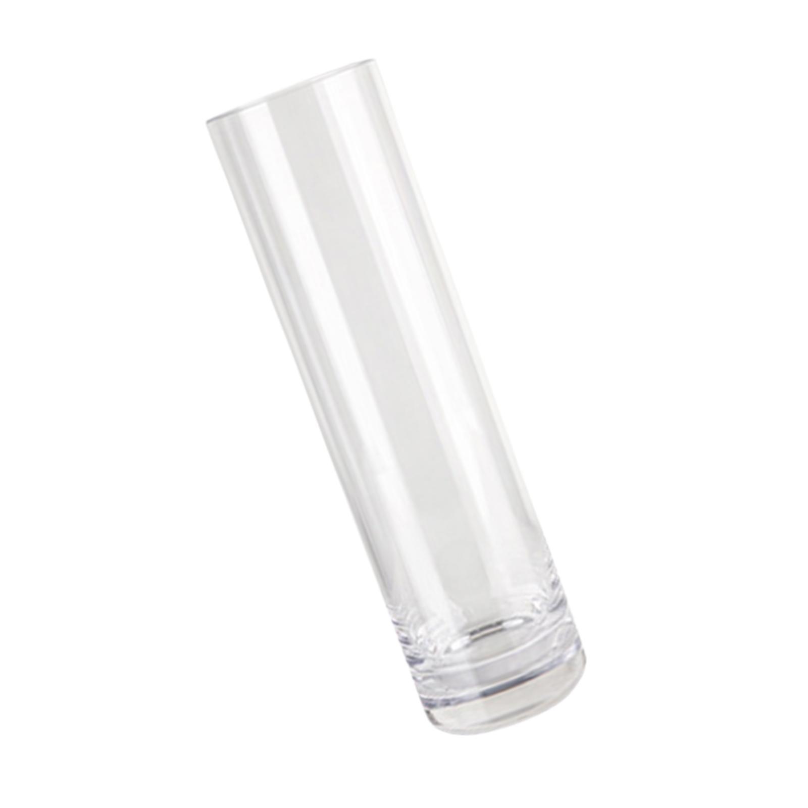 Acrylic Cylinder Planter Vase Tall Modern