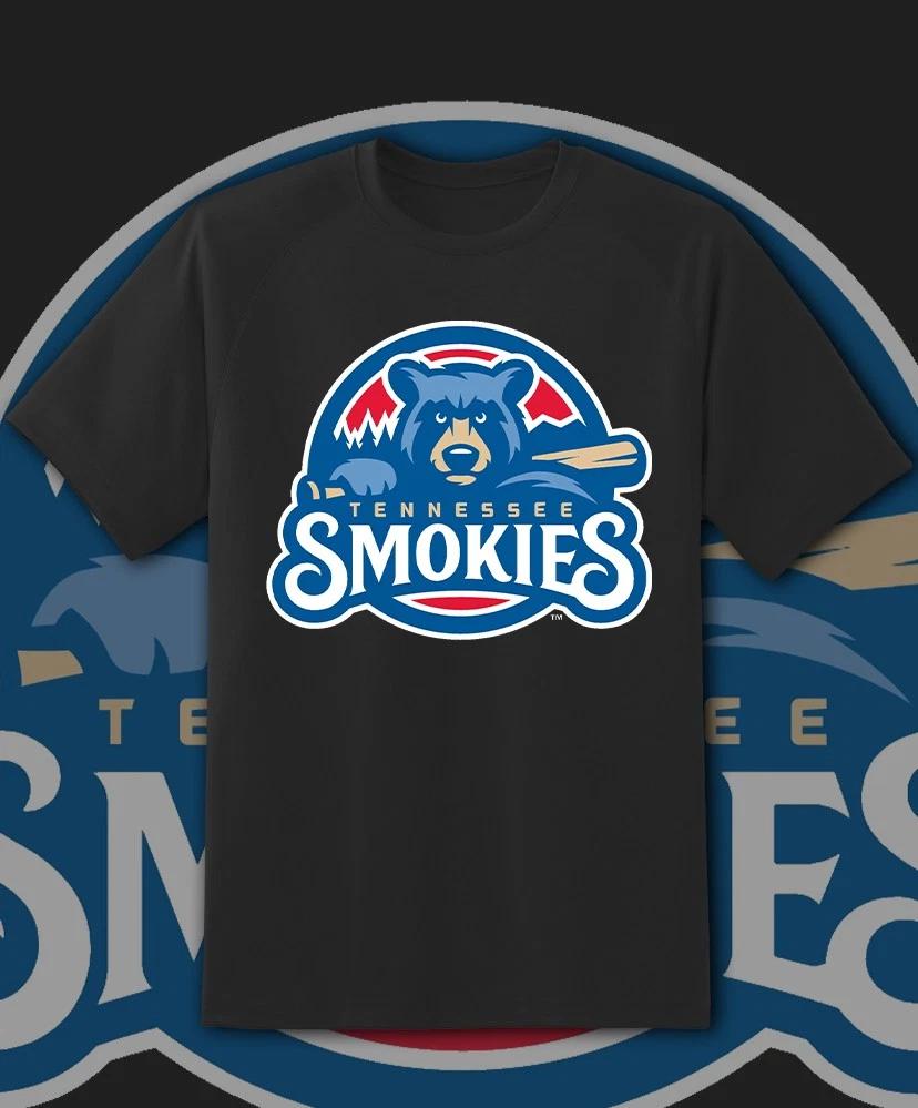 Tennessee Smokies Milb Team Logo T Shirt Youth M - Adult 6XL Fast Ship! L