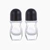 2Pcs 30ml Transparent Glass Essential Oil Roller Bottles Refillable Roll On Bottles Empty Deodorant Bottle Containers Rollerball Bottles Beauty and