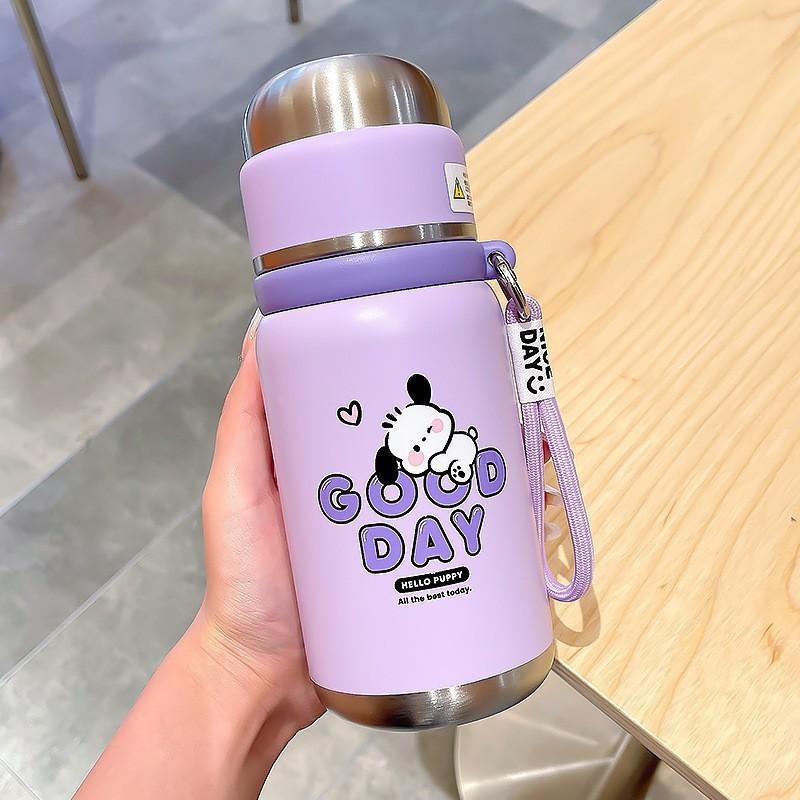 Thermos Cup Girls High Value 316 Double Drinking Cup Cute Student School Special Big Belly Cup Children's Kettle
