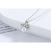 New Year's Bow Pearl Necklace for Women's Light Luxury and Niche Design, with A Sense of Collarbone Chain