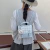 Pu Karierte Muster Ein Schultertasche Für Den Täglichen Gebrauch Damen Mode Handtasche