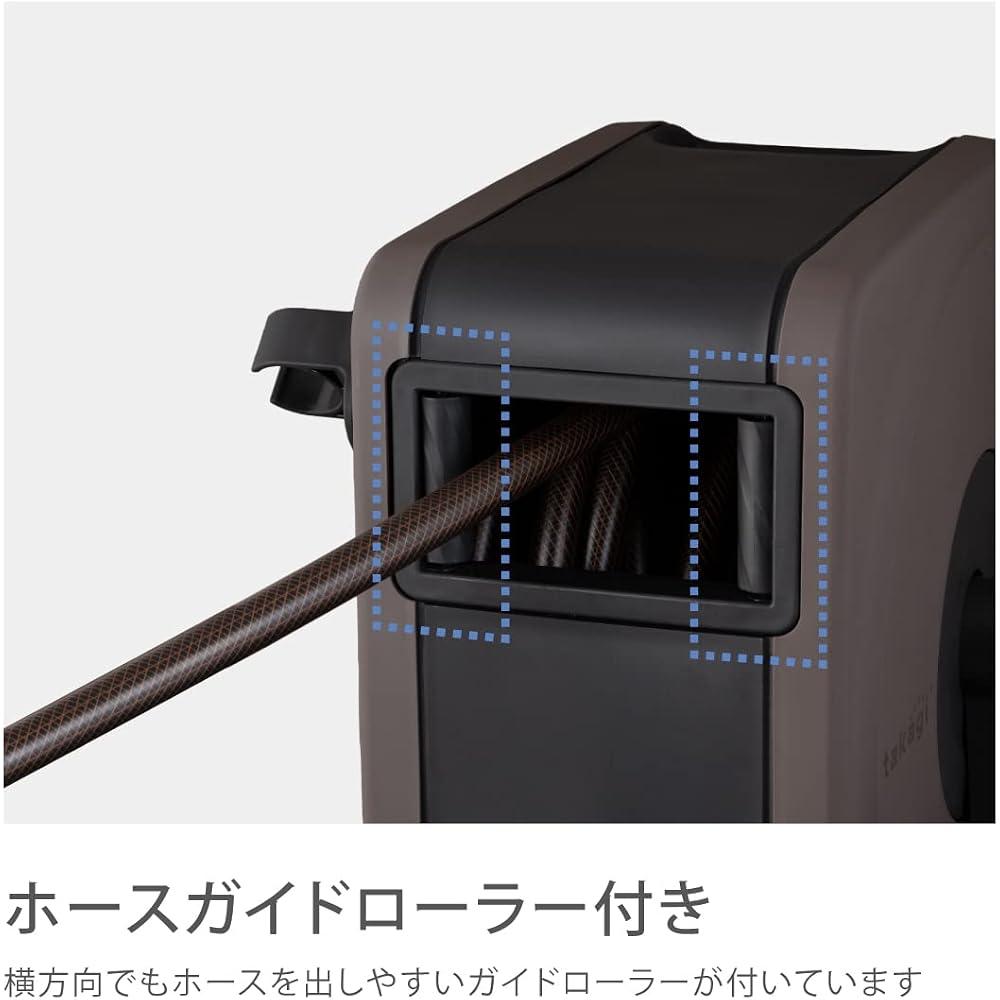 Takagi (Takagi) Hose Hose Reel BOXY NEXT (brown, 30m)