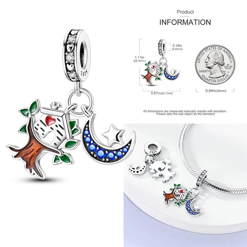 Christmas Charms Copper Elk Santa Claus Bead Snowflake Bell Snowman Charm Fit Original Bracelet Diy Jewelry