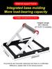 Adjustable Cutting Machine Support Frame Foldable Stainless Steel Auxiliary Support Holder Lifting Roller Fixed Bracket