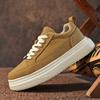 Fashion Luxury Brand Men's Leather Casual Shoes Fashion Outdoor Thick Bottom Lace-up Men's Sneakers Versatile Walking Men Shoes