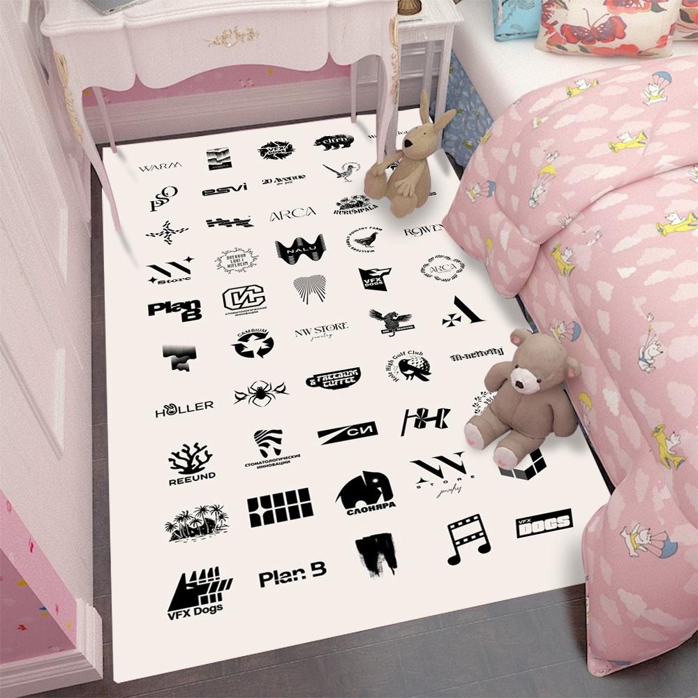 Simple Pattern Carpet Decoration Room Home Outdoor Decor Racing Rug Non Slip Washable Game Style Floor Mat Exquisite Home Rug