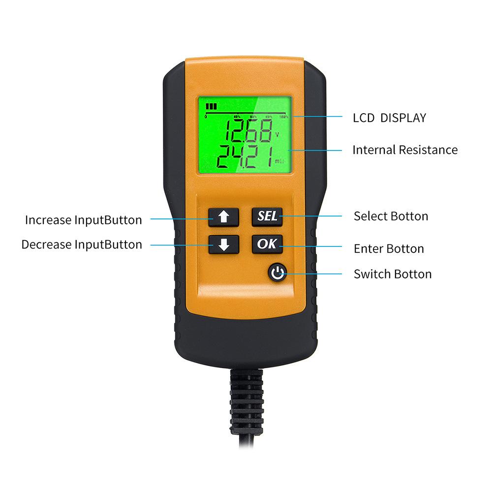 Analyzer Battery Capacity Tester AE300 Automobile 12V Digital Battery Battery Resistance Energy Life Tester Tester