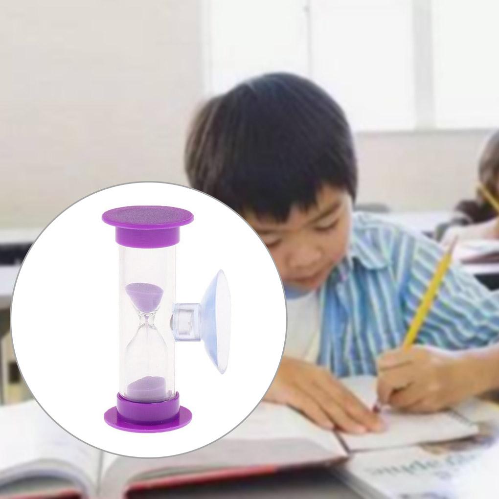 3-Minuten-Sanduhr-Zahnputz-Timer mit Saugnapf, Heimdekoration, Zahnbürsten-Timer für Kinder