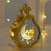 Ramadan Kareem Led Lantern Light Eid Mubarak Ornaments Decoration for Home 2025 Islamic Muslim Party Supplies Eid Al-Fitr Gift