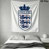 England Football Wall Tapestry Aesthetic Wall Hanging Printed Fabric Blanket Decorative Tapestries for Bedroom Living Room Home Decor