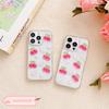 Small Fresh Ins Style Cherry Phone Case for IPhone 17 Promax Pearl Tie for Apple 14 Transparent 16