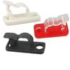 Adhesive Cable Management Clips - Nylon R-type Wire Holders