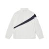 Fila Casual Color Block Retro Stand Collar Loose Versatile Jacket Men Jacket Cloud-Mushroom-White F71M429707F-WT