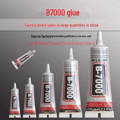 B7000 Lepidlo na kamínky a šperky pro ruční DIY projekty, sponky do vlasů a akrylové šperky